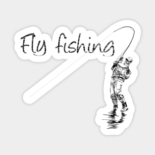 Fly fishing Sticker